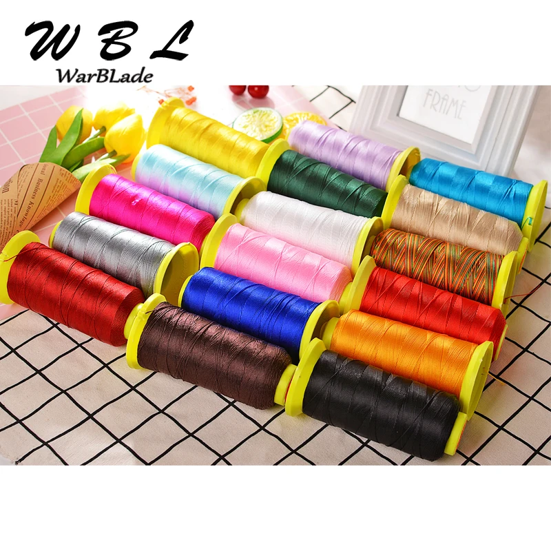 0.2mm 0.3 0.4 0.6 0.81mm Nylon Cord For Rope Silk Beading DIY Bracelet Jewelry Sewing Thread Polyester Cord For Costume Making