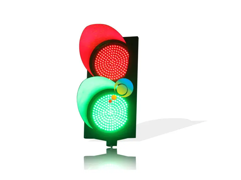 New design road safety Waterproof PC housing 300mm red green LED traffic signal light