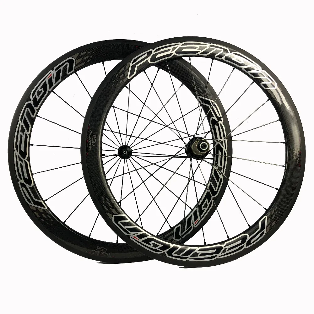 

PEENGIN Brand 650C Small Bicycle Carbon Tubular Wheel Clincher Wheelset Cycle Road Bike Racing-Triathlon DIY-OEM Decal Available