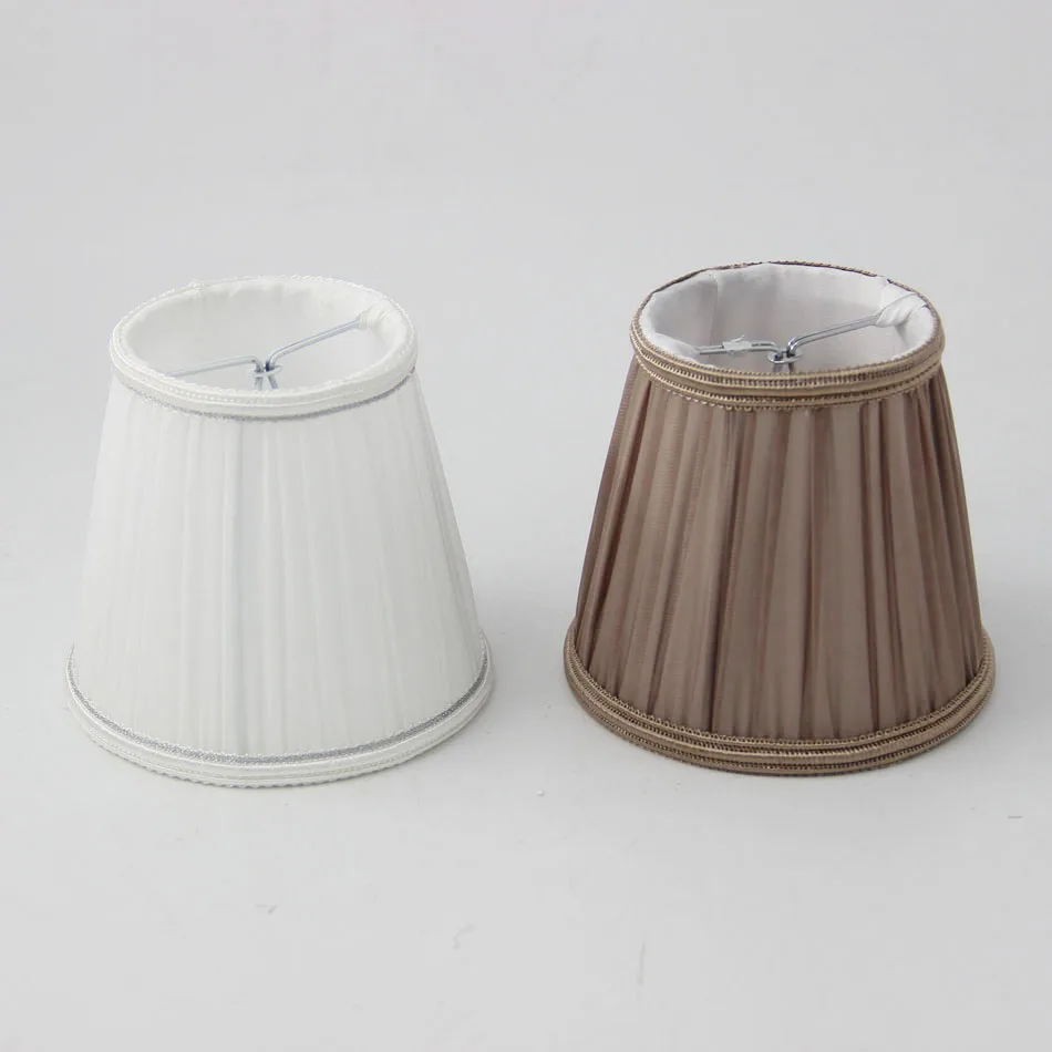 Dia 12.5cm japanese wall lamp shades decorative , fabric lampshade chandelier, Clip on