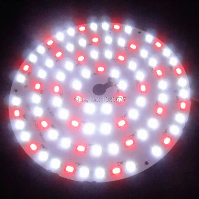 DC 12V 45W 155mm LED PCB White + Red Color, Input DC12V Needn't Driver SMD5730 High Lumen Aluminum Lamp plate