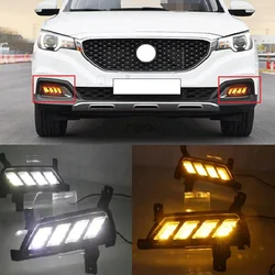 Exterior Fog Lights Daytime Running Lights for MG ZS 2017 2018 Led turn signal Drl Lights Accessories