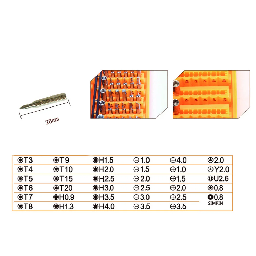 JAKEMY JM-8150 Laptop Screwdriver Set Professional Repair Hand Tools Kits for Mobile Phone Computer Electronic Model DIY Repair