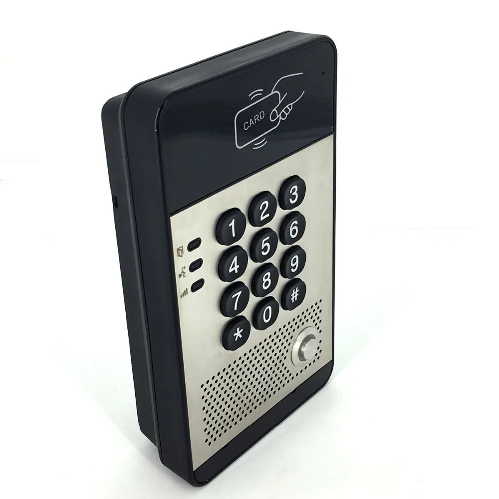 TCP IP Door Access Control SIP Door Bell VoIP Door Phone Audio Intercom System Support PBX with PoE Function