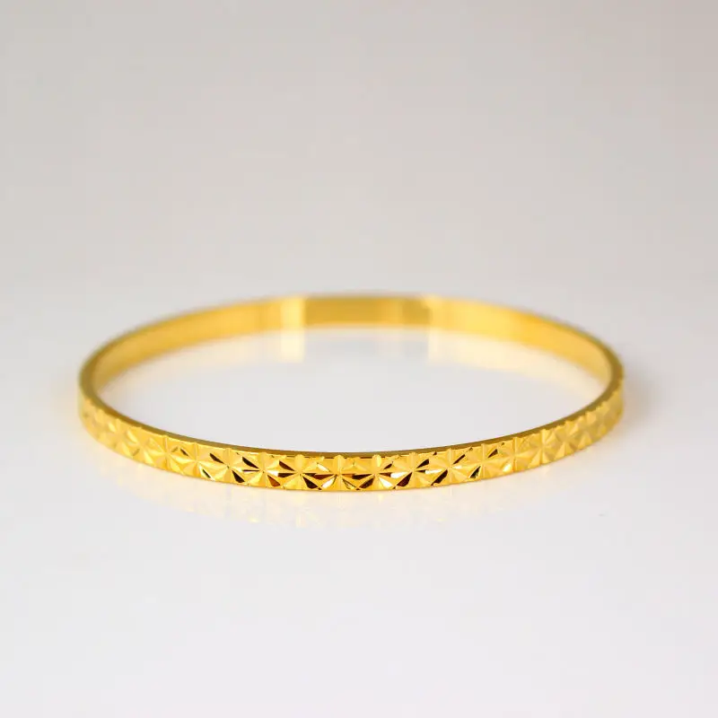 Dubai Gold Bangle Women/Men Gold Color Ethiopian Bangle Bracelet Jewelry African/ Arab/Ethiopian Bangles