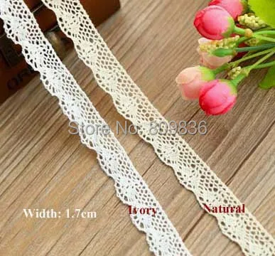 5yrd/lot 100% Cotton Lace Fabric Furnishing Wrap Knitting Embelishments for Cloth or Bag Trim Laces DIY Scrapbooking(aa-10-690)