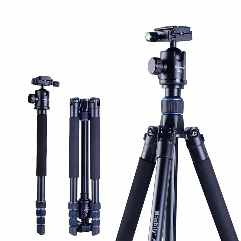 

Manbily AZ300 Lightweight Tripod For DSLR Camera Compact Travel Tripod Monopod With Ball Head SLR Camera Stand Better than Q999