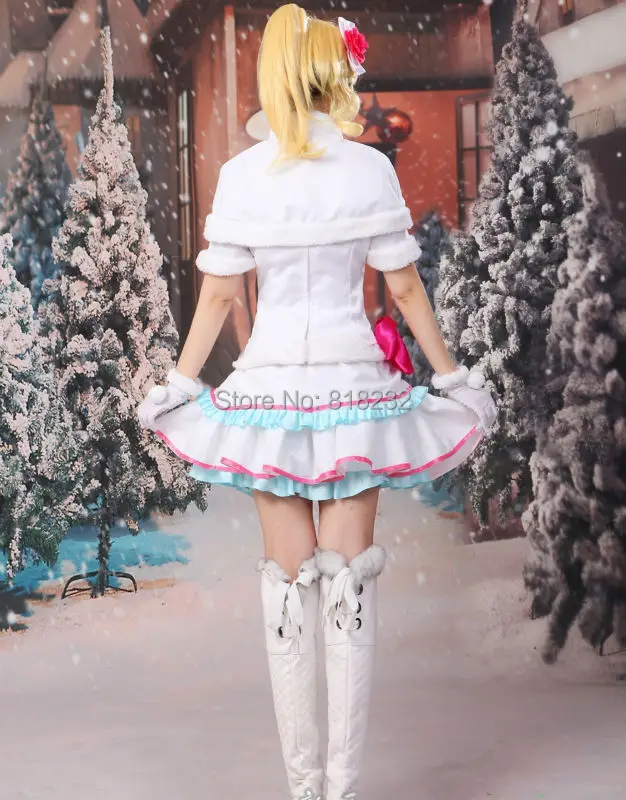 Love Live Snow Halation Eli Ayase Dress Uniform Outfits Anime Customize Cosplay Costumes image 6