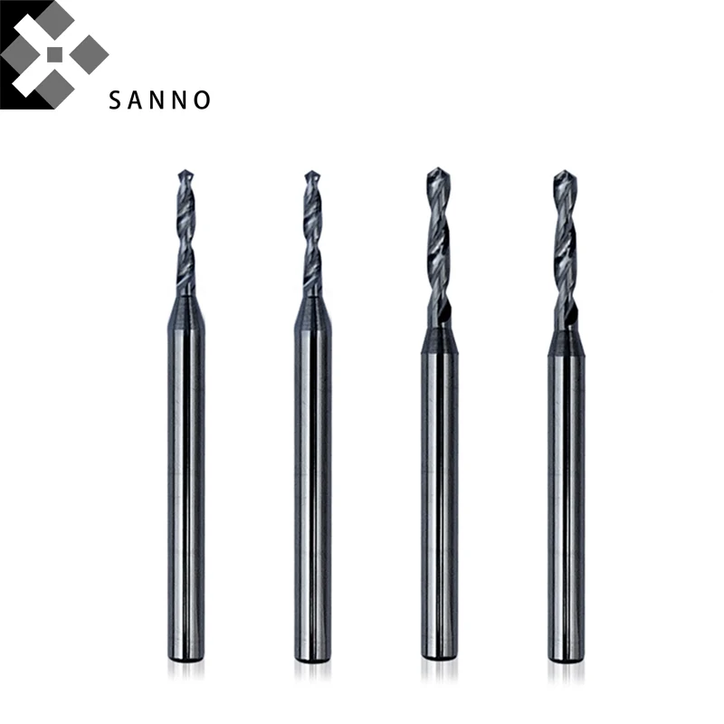 5PCS D2.60mm - D3mm high quality tungsten steel twist drill bit cnc machining drilling bit for steel, stainless steel, cast iron