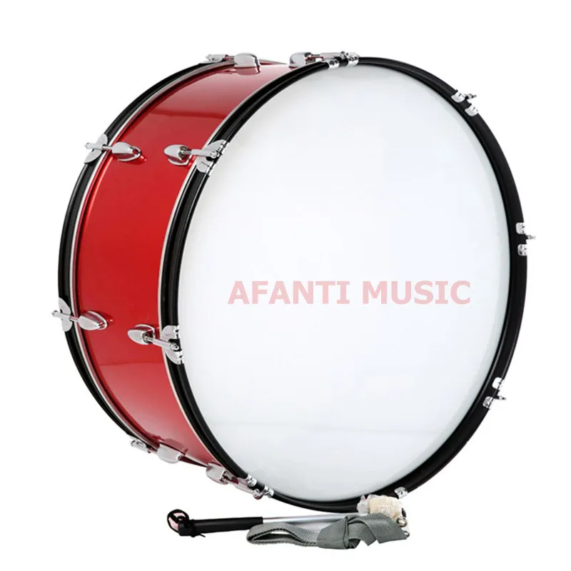 25 inch / Red Afanti Music Bass Drum (BAS-1522)