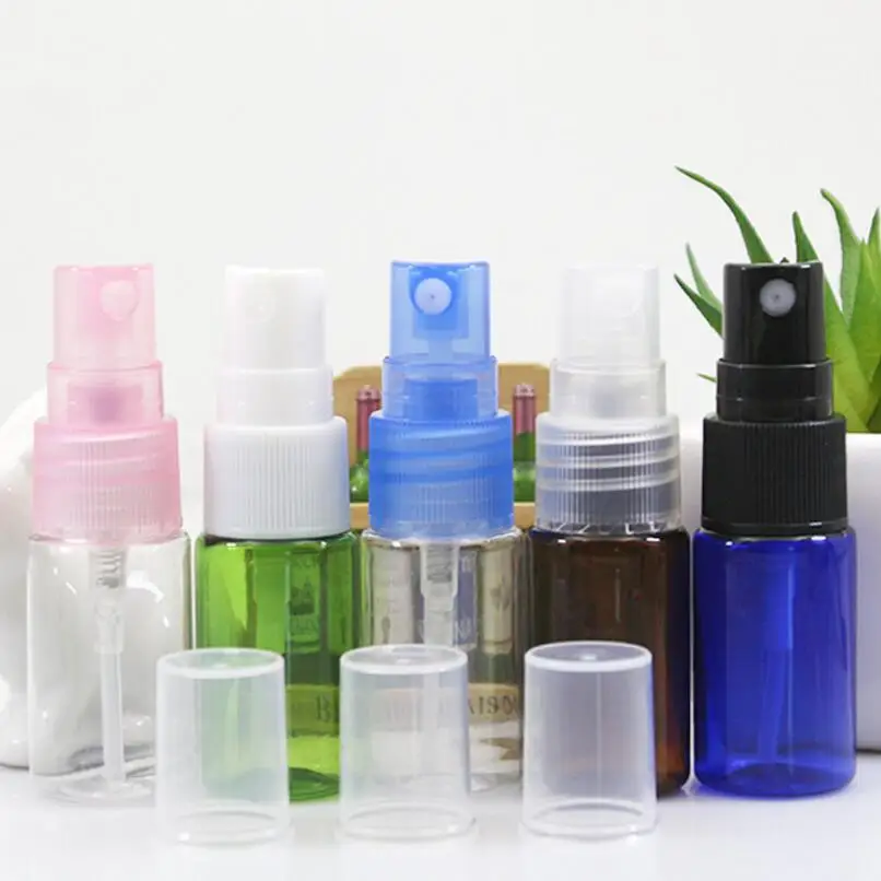 

10ML Clear Plastic Perfume Refillable Spray Bottle,Empty Cosmetic Container With Mist Atomizer LX1349