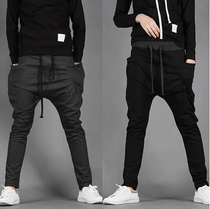 Men Joggers  2024 Big Pocket Hip Hop Trousers Men\'s Harem Pencil Pants Men\'s Jogger pants Sweatpants Men