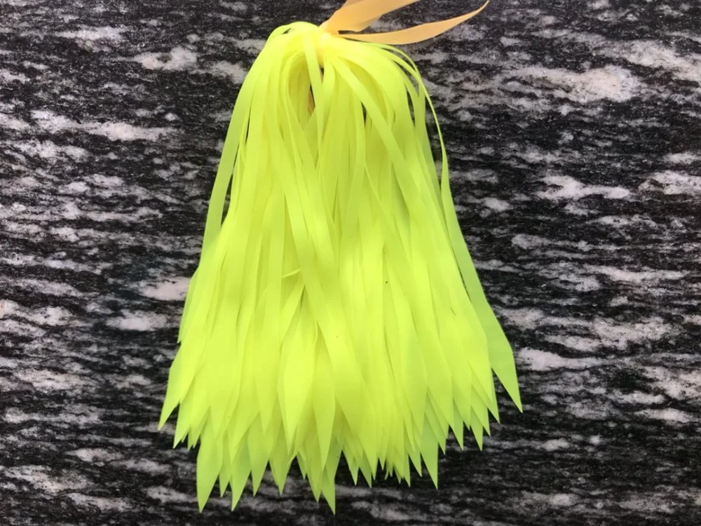 50 pcs 5 colors Colorful Silicone Streamer Spinnerbait Buzzbait Rubber Jig Lures skirt Variety of colors