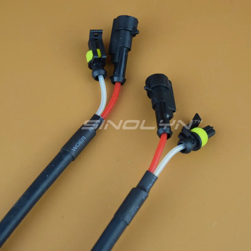 Sinolyn D2S Adapter D2R D2C Plug Relay Holder Wire HID Xenon Bulbs Ballast Connector Socket Cable Car Lights Accessories Tuning