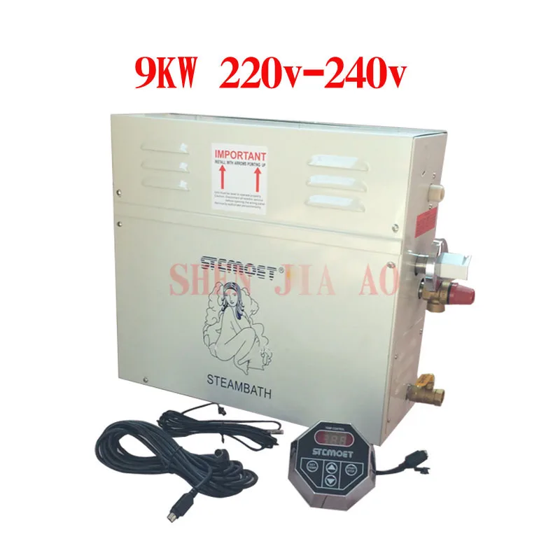 9KW Dampf Generator für Dusche 220V/380V Home Dampf Maschine Sauna Bad SPA Dampf Duschraum Dampfenden Maschine ST-90