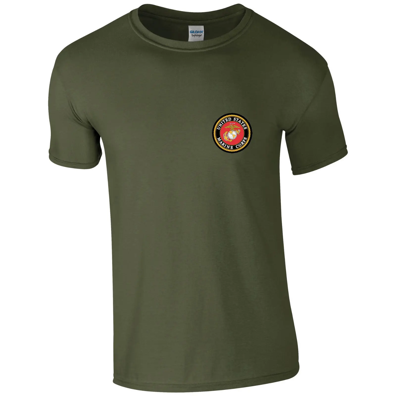 Hot Sell Fashion Usmc United States Marine Corps Us Army Military Mens Cotton Tshirt T Shirts Short Sleeve