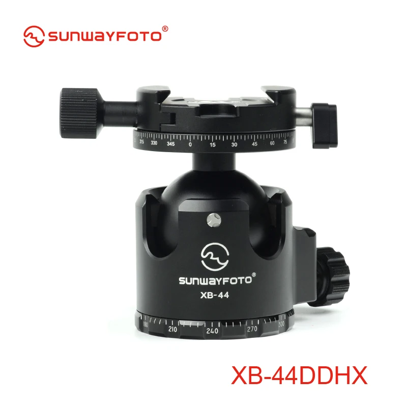 SUNWAYFOTO XB-44DDHX Low-Profile Professional Tripod Ball Head with Panoramic Clamp  for DSLR Camera