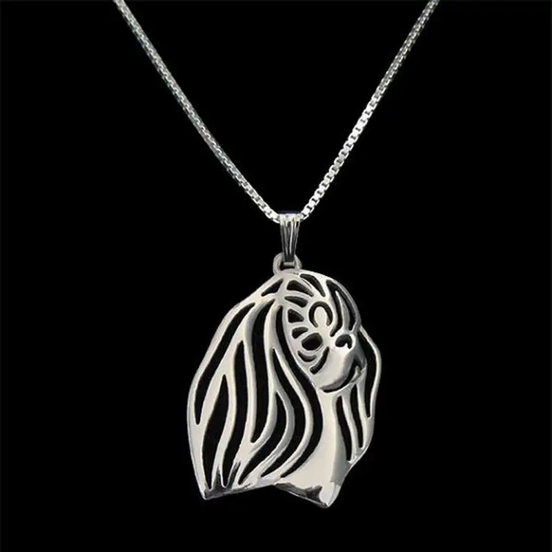 Women's Pet Pendant Necklaces Jewelry Pekingese Pendant Necklaces For Lovers Drop Shipping