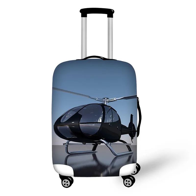 Aircraft Plane Jet Pattern Travel Accessories Suitcase Protective Covers 18-32 Inch Elastic Luggage Dust Cover Case Stretchable