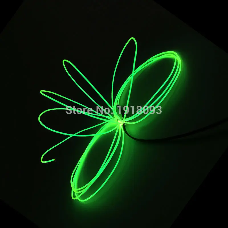 New DC-5V Drive LED Strip Toys With Flexible For 1Meter EL Wire Rope Tube Neon Thread Cold Light Glow Car Model Decor USB Driver