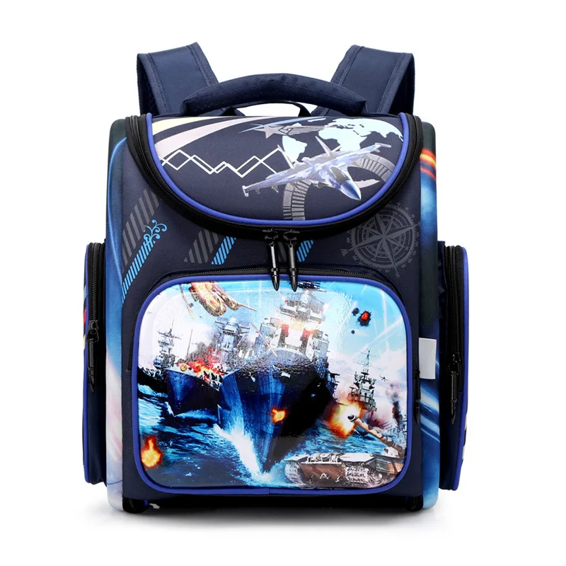 New Kids School Backpack Boys Girls Orthopedic 3D Cartoon Butterfly Knapsack Children School Bags Kids Satchel mochila escolar