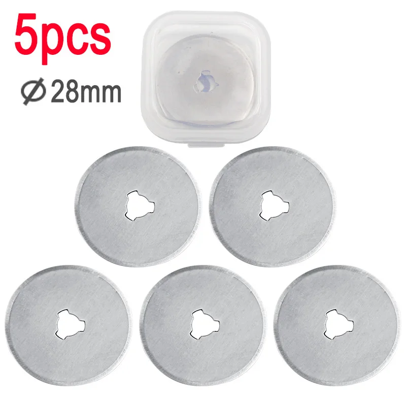 패치워크 롤러 휠 라운드 나이프, 28mm, 천 커팅 나이프, 가죽 공예 직물 로터리 커터, 가죽 직물용
