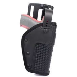 ROCOTACTICAL Basketweave Universal Gun Holster Right Hand, Fits All Medium/Large Handguns, Tactical Belt Pistol Holster