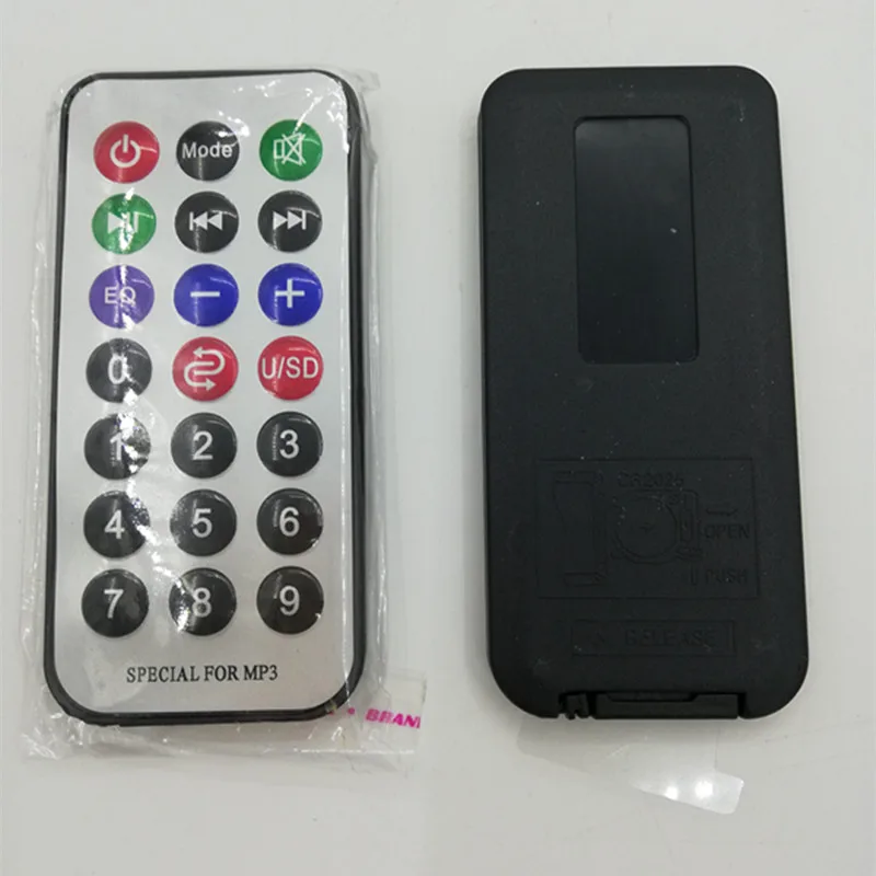 Universal 2pcs 21-key Wireless Remote Control With Learning Function for MP3 Subwoofer Speaker