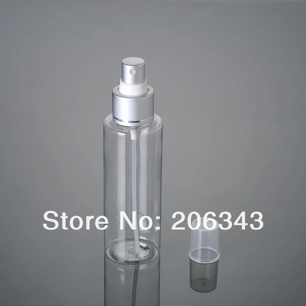 

120ML BLUE/TRANSPARENT press spray bottle or toilet water botter bottle or mist sprayer bottle with matt silver sprayer head