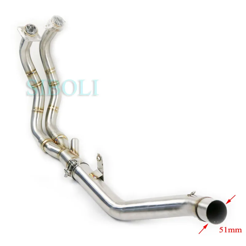 51mm Slip-on For HONDA CB500X CBR500 CB500F Motorcycle Exhaust Header Pipe Steel Pipe New Item Full Systems Without Muffler