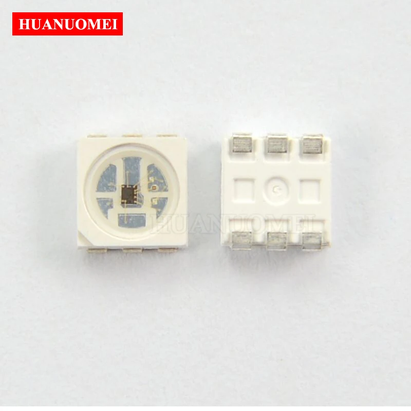 chip led hd107 smd 5050 placa de video hdips similar ao apa102 apa107 pinos smd 5050 entrada dc 5v 03w 60ma sop6 1000 01