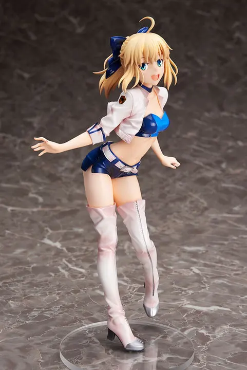 NEW hot 25cm fate/stay night Racing girl saber Artoria Pendragon (Lily) action figure toys collection Christmas gift doll