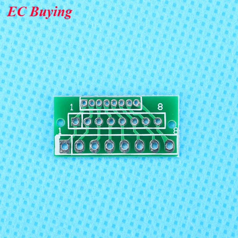 20pcs 1.27MM 2.0MM 2.54MM 8pin Adapter Board Adapter for Wireless Module 24