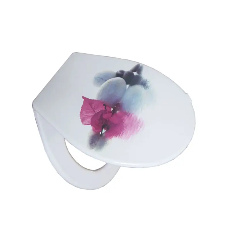 toilet lid cover standard closing 2020 high quality colorful  toilet seat cover set hot selling fashion bathroom pp  toilet seat