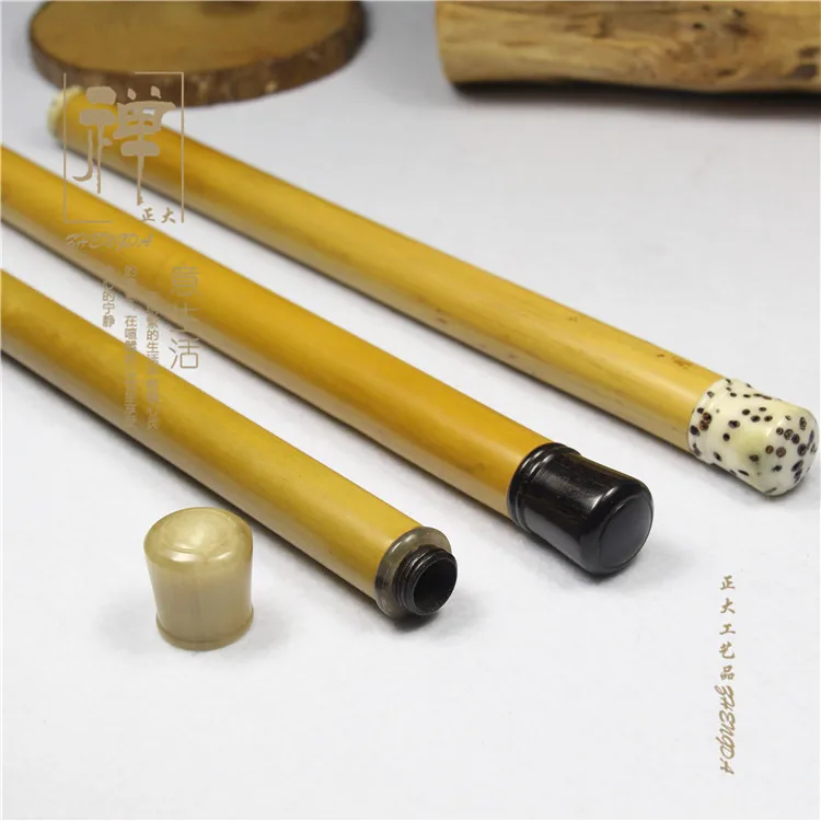 Fine yellow bar with horn is whangee Bodhi purple snail mouth Long Tan incense tube bamboo wholesale