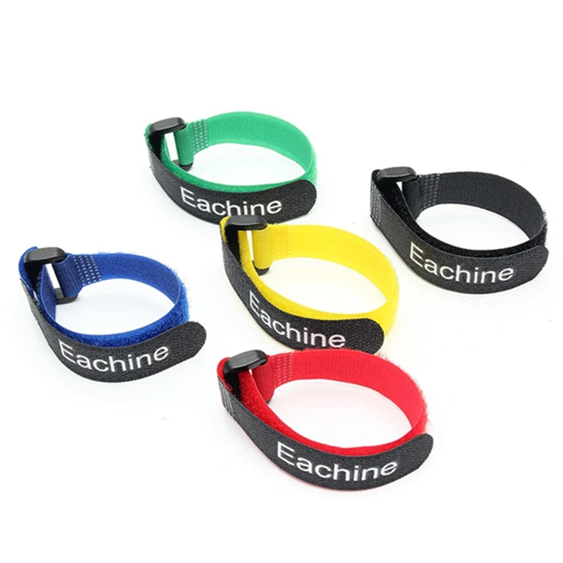 Original 10PCS Eachine Lipo Battery Tie Strong 26*2cm Cable Tie Down Strap Colors For RC Helicopter Quadcopter Model