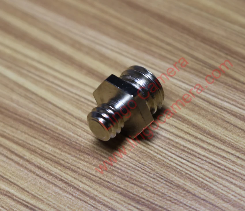 LL1483 เหล็กสแตนเลส 1/4 "ถึง 3/8" สกรูสำหรับกล้องขาตั้งกล้อง Monopod