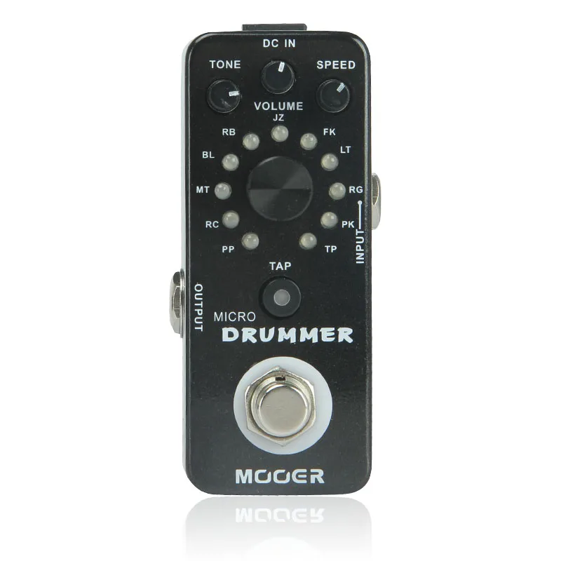 Mooer Micro Drummer 121 drumbeats digital drum machine guitar effect pedal