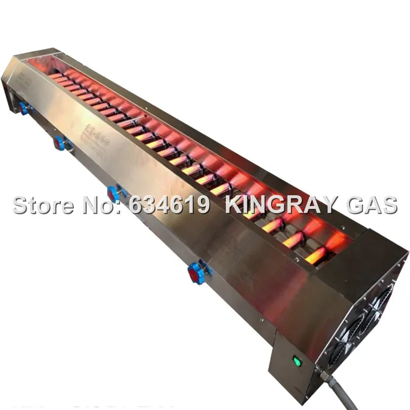 

18 / 20 / 22cm Straight Alloy Tube Gas Barbecue Grill Liquefied Gas Smokeless Bbq Machine Cylindrical Pipe Roasting Equipment