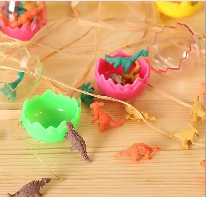 24pcs/lot Novelty Dinosaur Egg Pencil Eraser Writing Mini Rubber Stationery Kids Birthday Festival Party Favor Takeaways Gifts