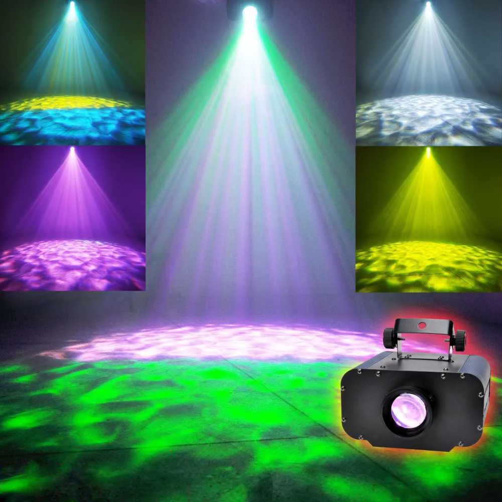 

LED Water Wave Effect Ripple Projector 50W Led Stage Light for Party Disco Light DJ Show Home Entertainment KTV Background