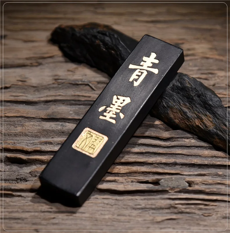 Chinese Hui Ink Stick Traditional Painting Ink Block Pure Pine Soot Calligraphy Writing Utensils Grinding Solid Inker 30g 120g