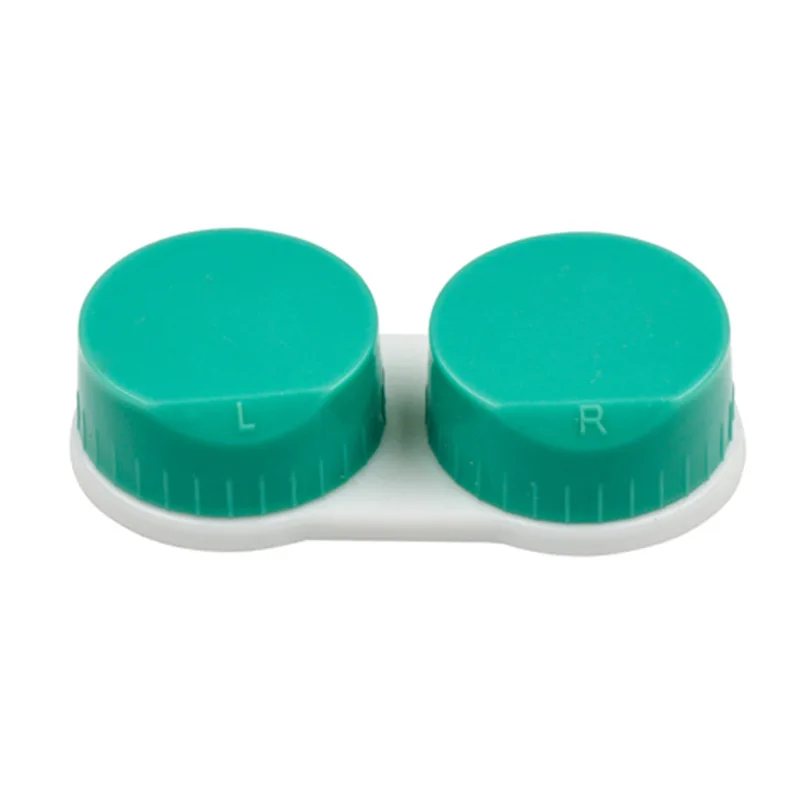 10Pcs Contact lens L+R Cases Storage Holder Soaking Container Travel Eyewear Accessories Box For Eye Lenses Wholesale Random