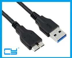 Black 3FT USB 3.0 Cable For Toshiba Canvio Desk External Hard Drive Disk 1TB 2TB 3TB, Canvio Basics 3.0 500GB 750GB 1TB 2TB