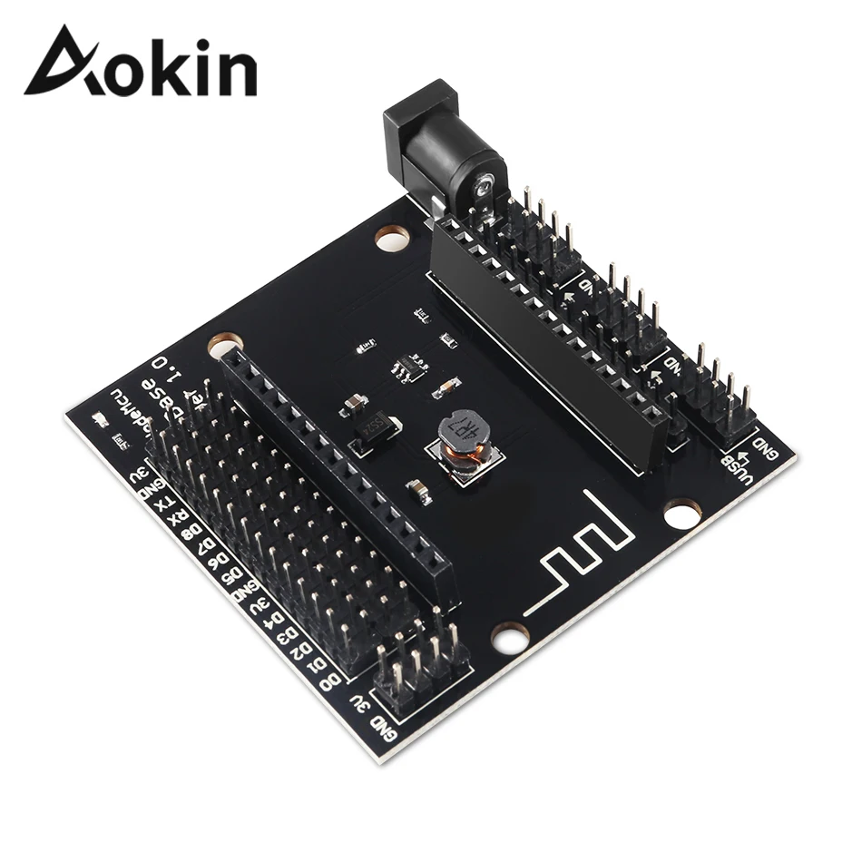 Aokin New NodeMcu Lua V3 Expansion Board V3 Lua Breakout Development Boards for ESP8266 CH340G NodeMcu EM88