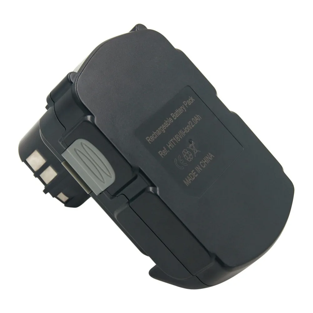 Batteria ricaricabile al litio 18V 2.0Ah per Hitachi BCL1815 BCL1830 EBM1830 DS18DFL CJ18DL DS18DL WR18DMR utensili elettrici Batteria