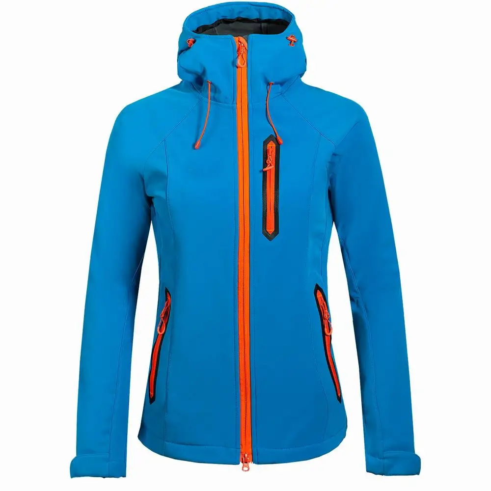 Windproof Climbing Camping Trekking Running Female Coats Women's Hiking Softshell Fleece Jacket Outdoor Sport