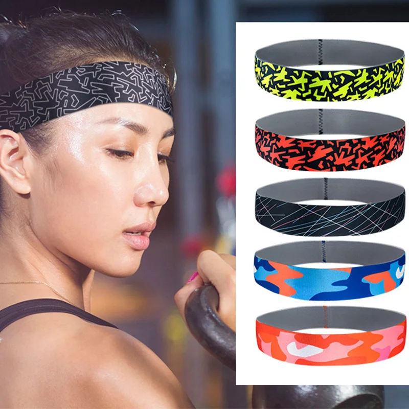 Wholesale Dropshipping Absorbent Headband Sweatband For Men women Yoga Hair Head Sweat Head Band 2018 NEW Sports Fitness Running