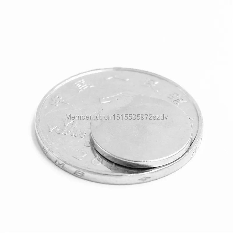 

500pcs Strong Round Dia 15mm x 1.5mm N35 Rare Earth Neodymium Magnet Art Craft Fridge 15x1.5mm