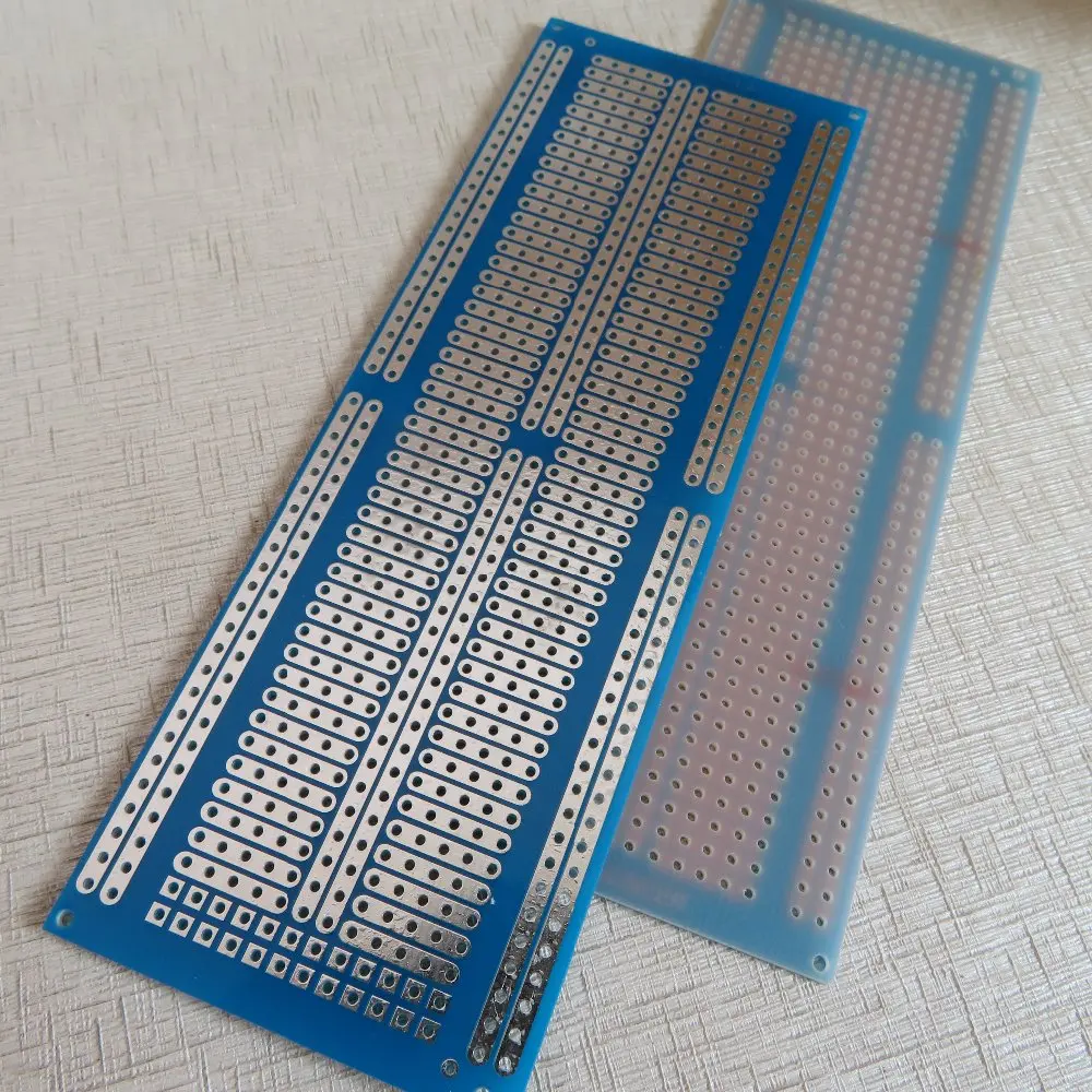 3pcs/lot FR-4 4.8x13.3cm DIY universal Stripboard Veroboard PCB Platine breadboard fiberglass circuit vero Board prototype tin